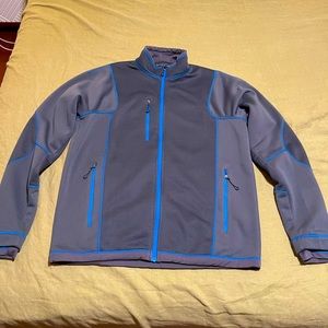 AT&T athletic zip up jacket size L